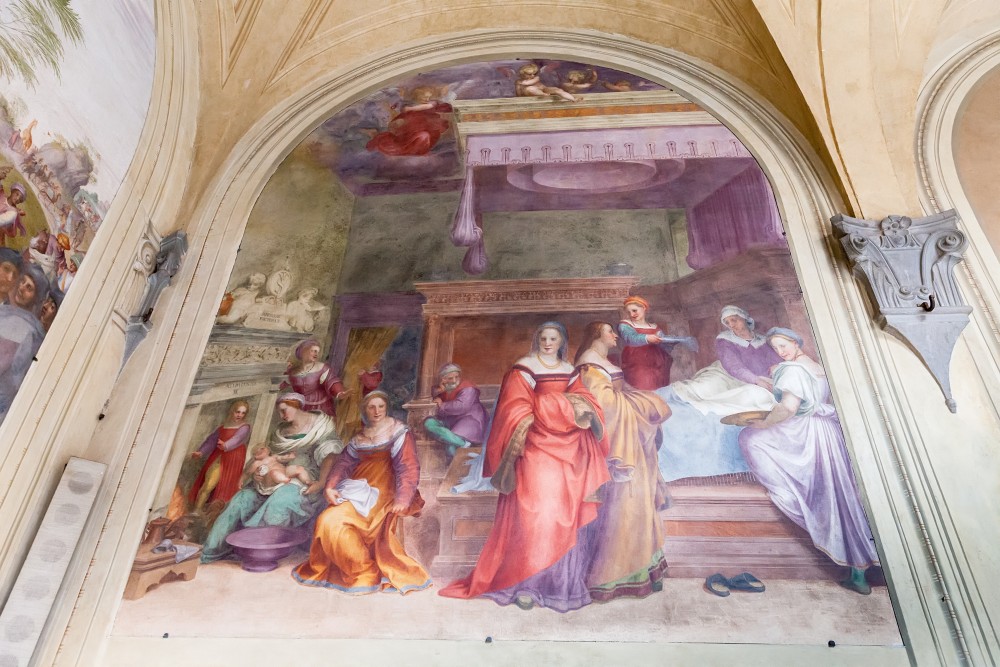 Iglesia De La “santissima Annunziata” La Leyenda Del Cuadro Milagroso El Interior Florenciaes 8182